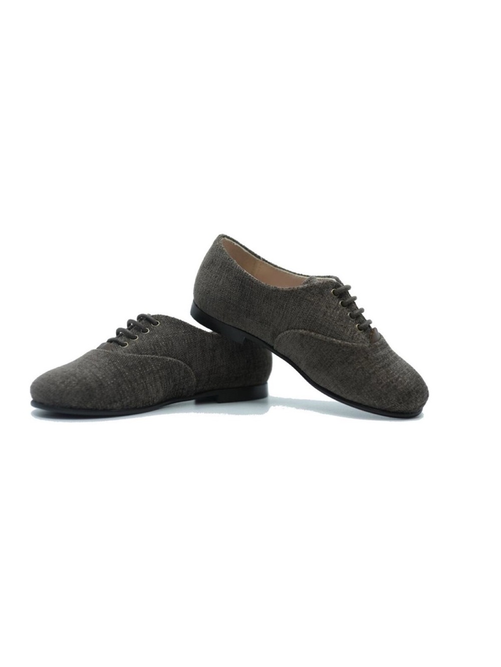 Beberlis Brown Textured Derby Boys Dress Shoes